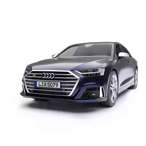 Audi S8 2020 3D Model 3D model
