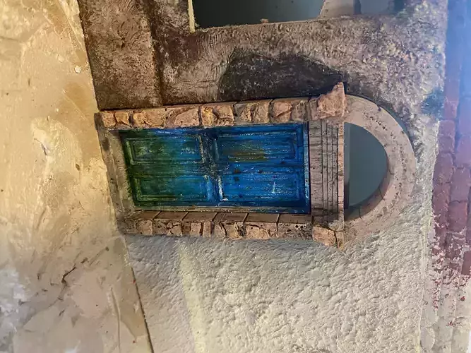 Diorama Stone Door and Doorway vintage europe  3D print model