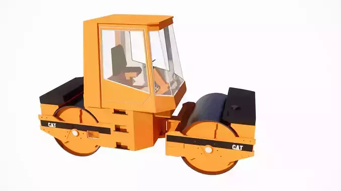 mechanical vibrating roller  3D print model