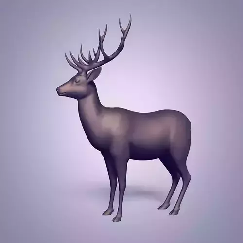Deer Statue 3D print model