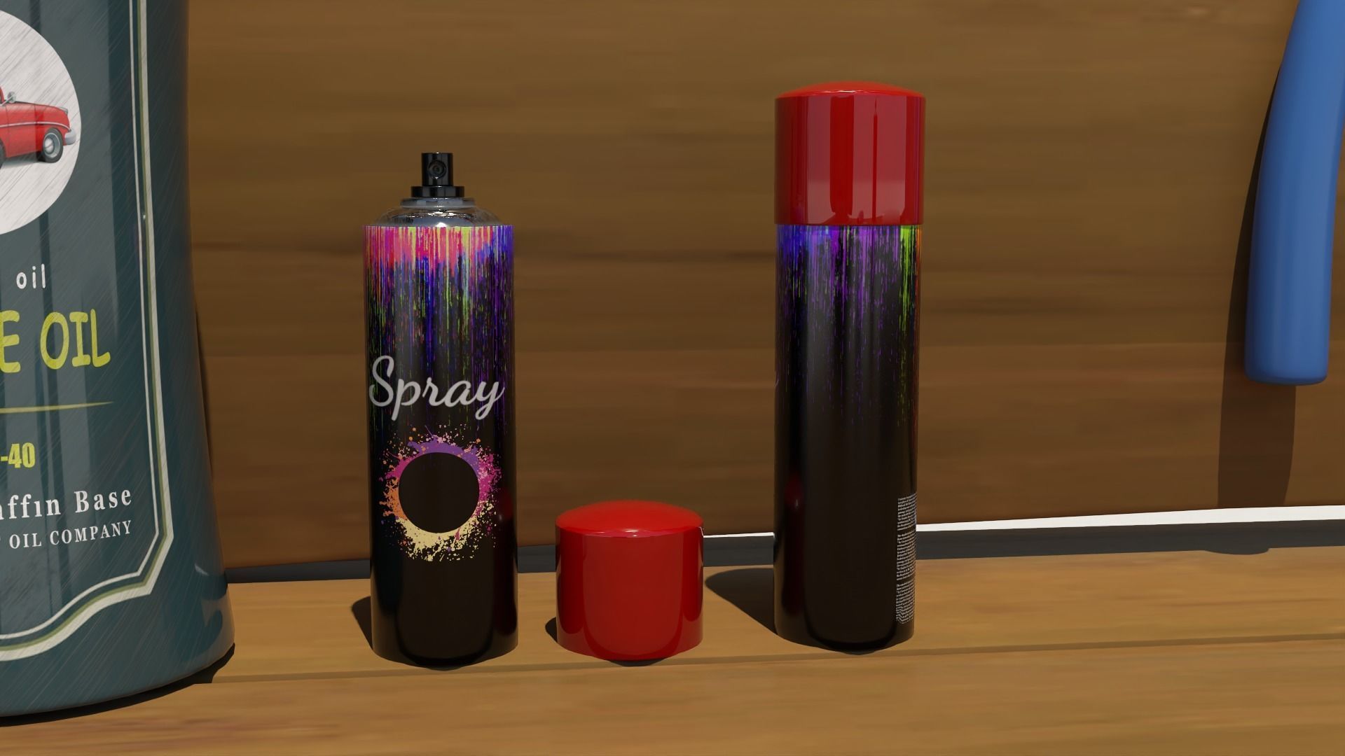 Cartoon Hand Tool Set 3D model_9