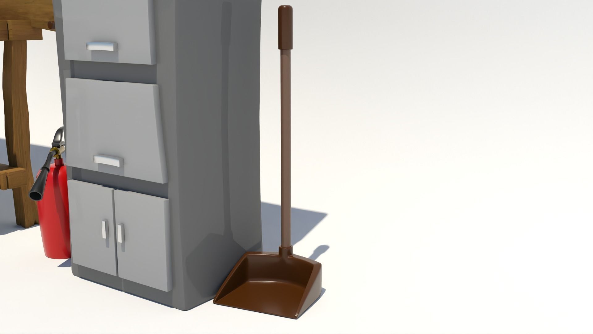 Cartoon Hand Tool Set 3D model_22