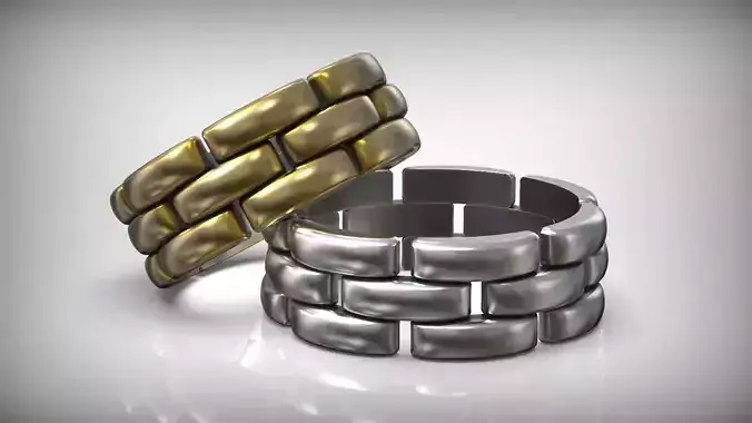 Hip Hop Rol Men Link Ring