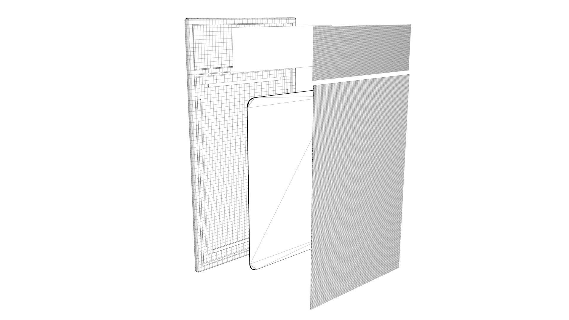 Empty Graded Card Slab Holder Case For Trading Card Games 3D model_7