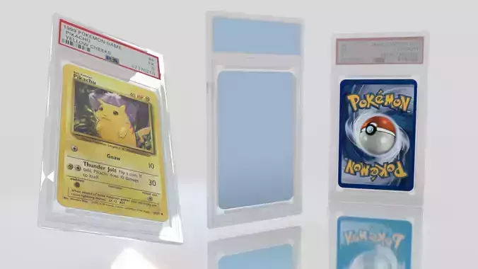 Empty Graded Card Slab Holder Case For Trading Card Games