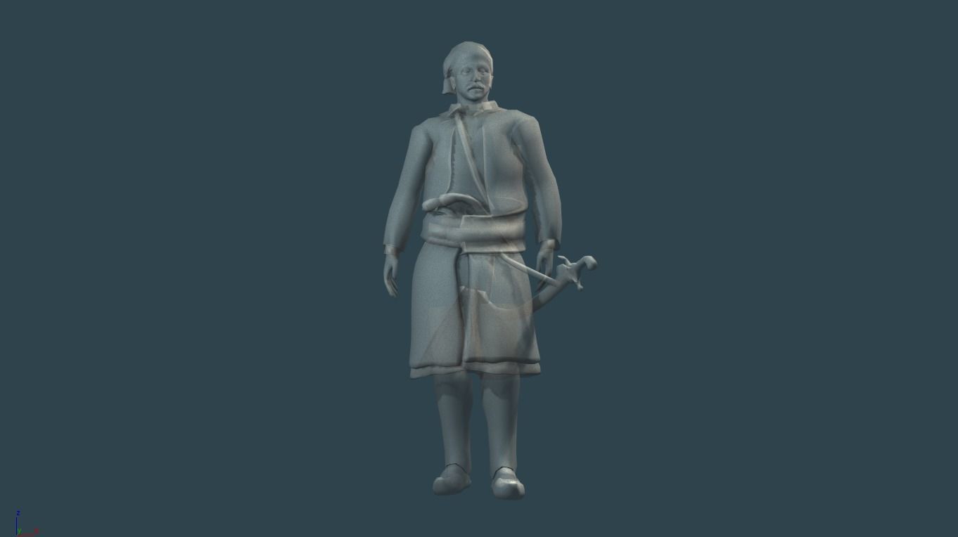 Dimitris Plapoutas Low-poly 3D model_2