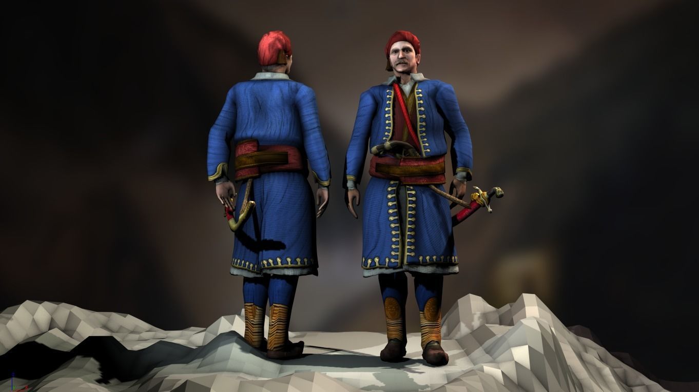 Dimitris Plapoutas Low-poly 3D model_6