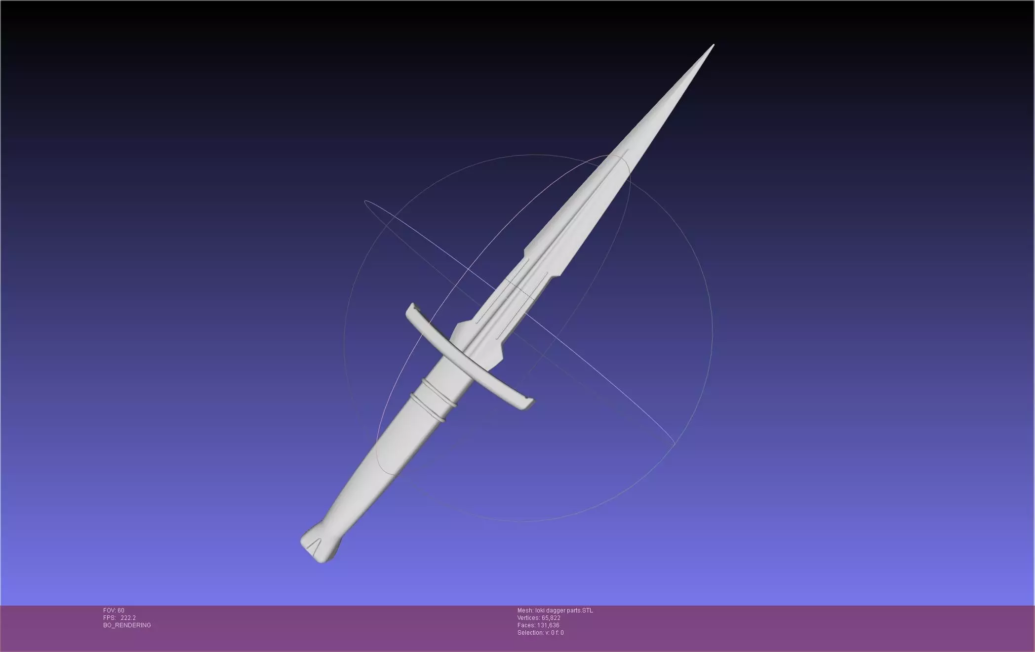 Marvel Loki Dagger Printable Model 3D print model