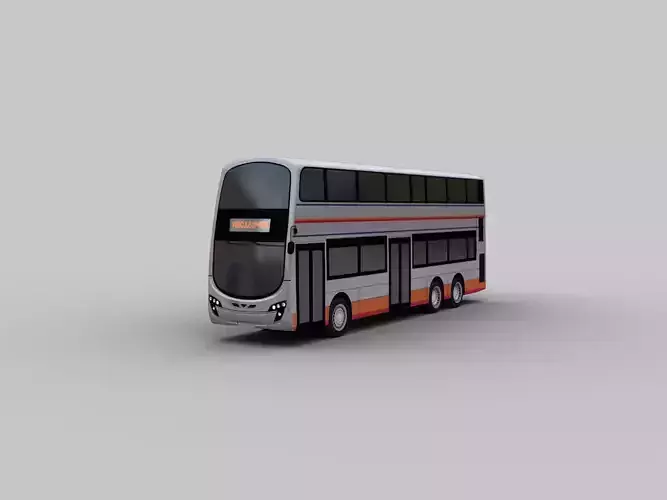 City Bus lowpoly 8