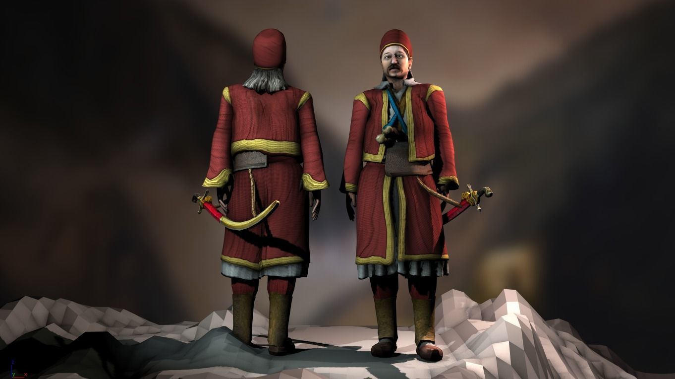 Georgios Karaiskakis Low-poly 3D model_6