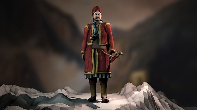 Georgios Karaiskakis Low-poly 3D model