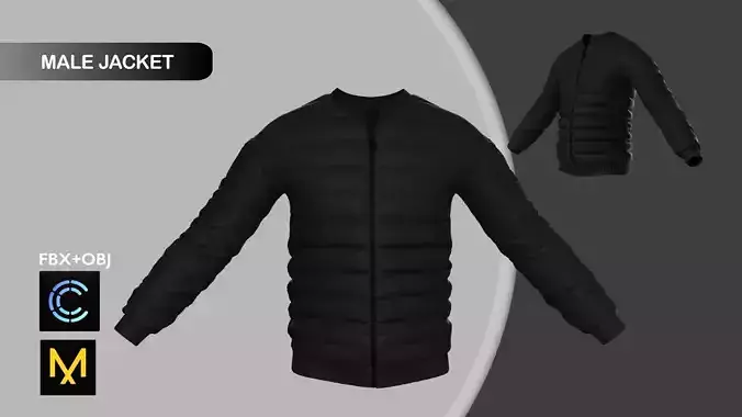 Male Jacket Marvelous Designer