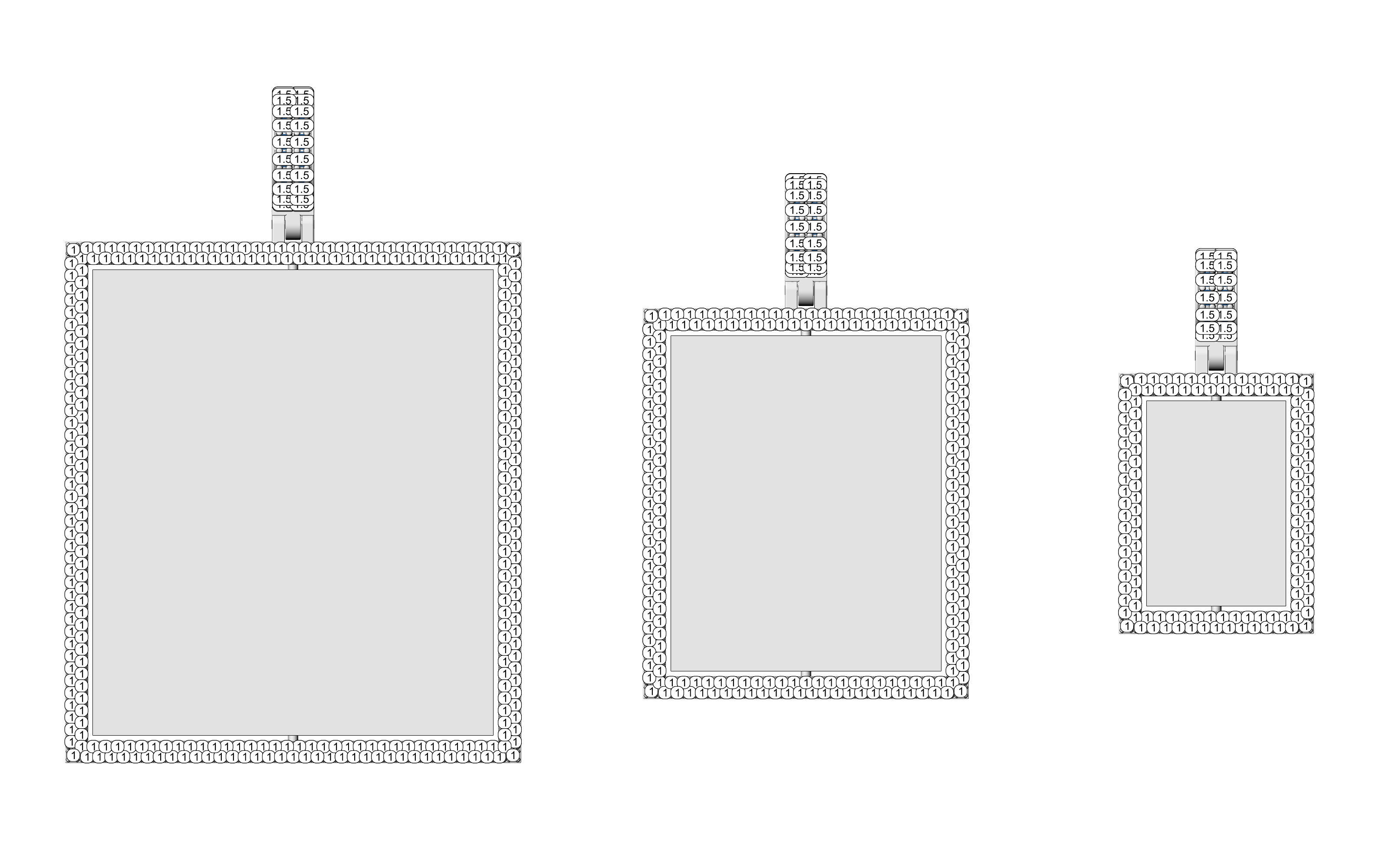 Picture pendant 1-2 inch N 15 3D print model_12