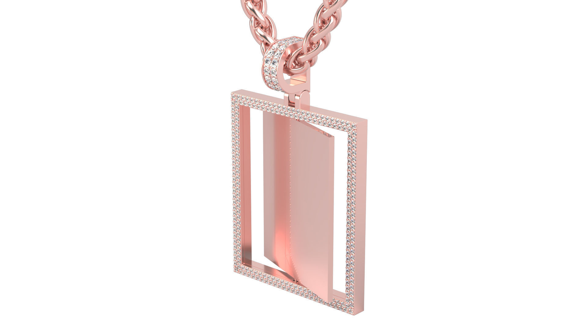 Picture pendant 1-2 inch N 15 3D print model_5