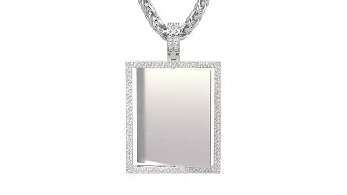 Picture pendant 1-2 inch N 15 3D print model