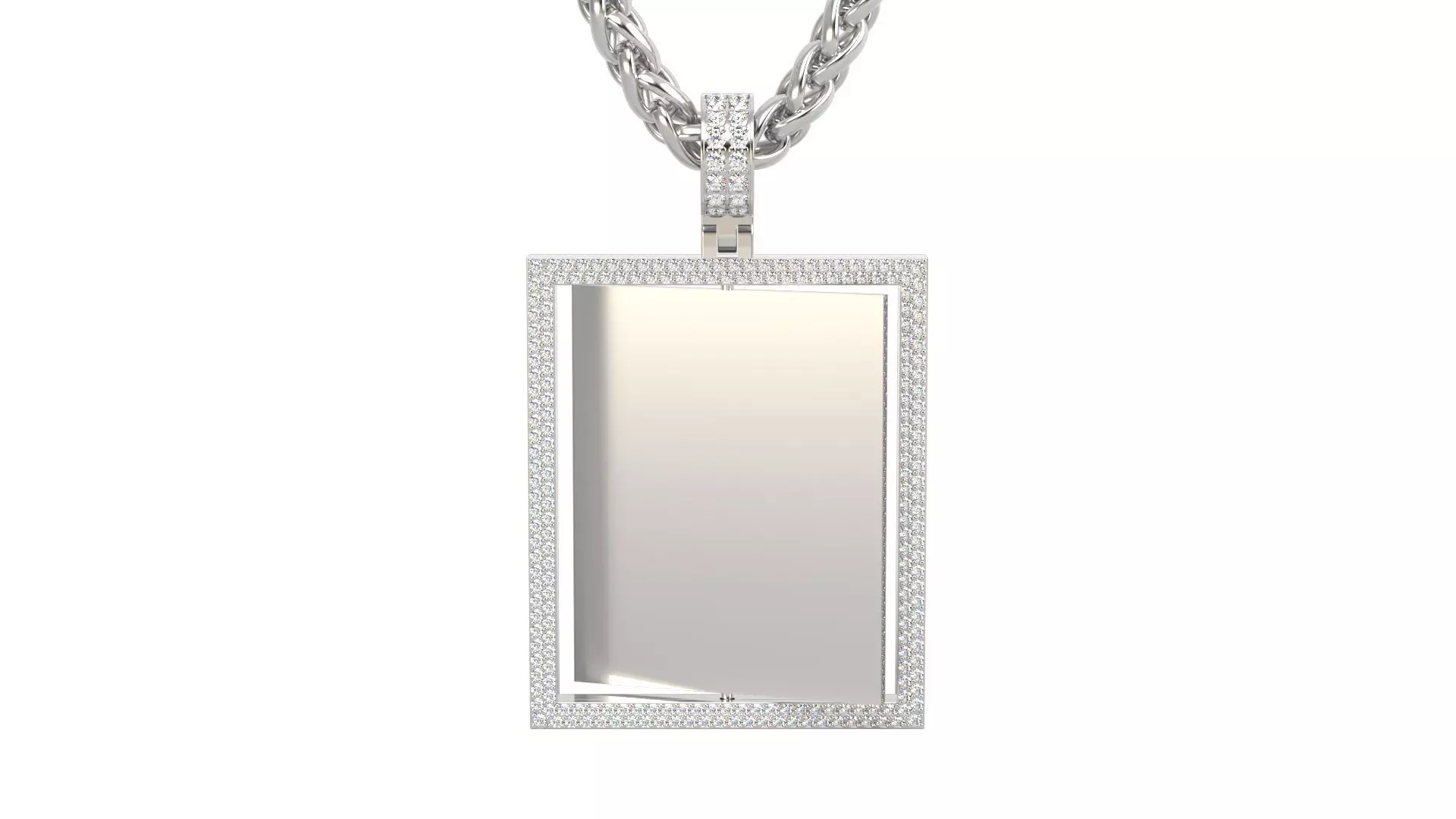 Picture pendant 1-2 inch N 15 3D print model_0