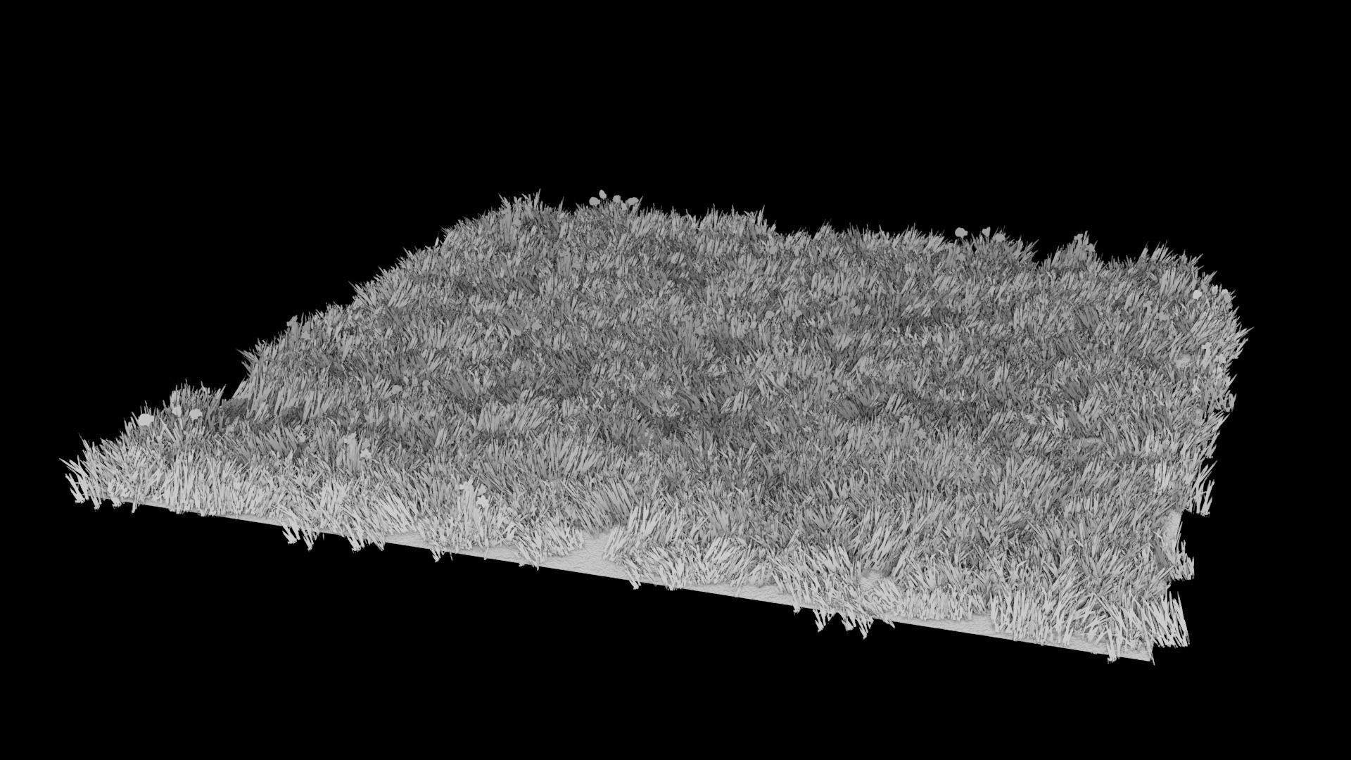 GrassNpack Low-poly 3D model grass Low-poly 3D model_4