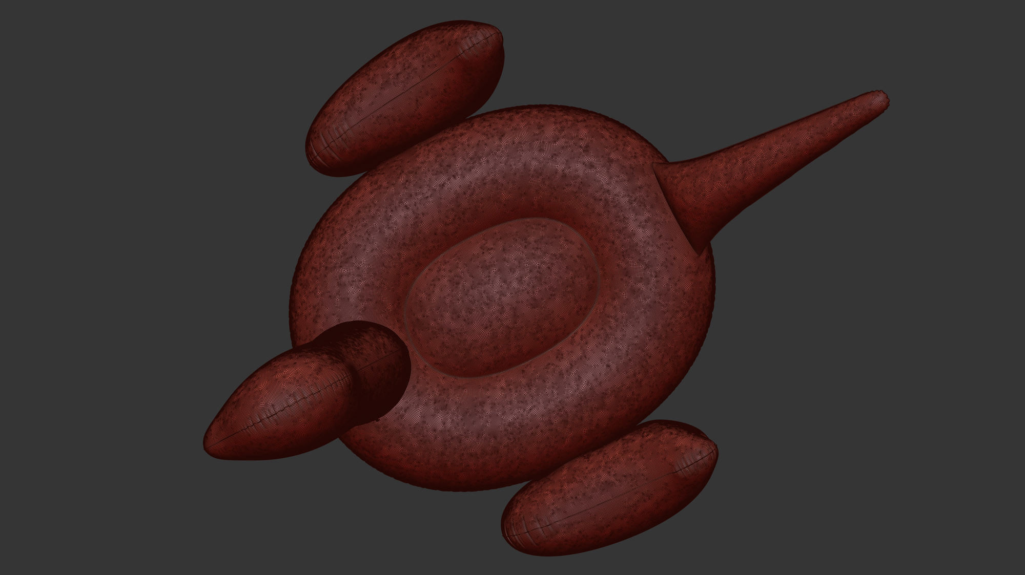 Swimline giant parrot model 3D model_3