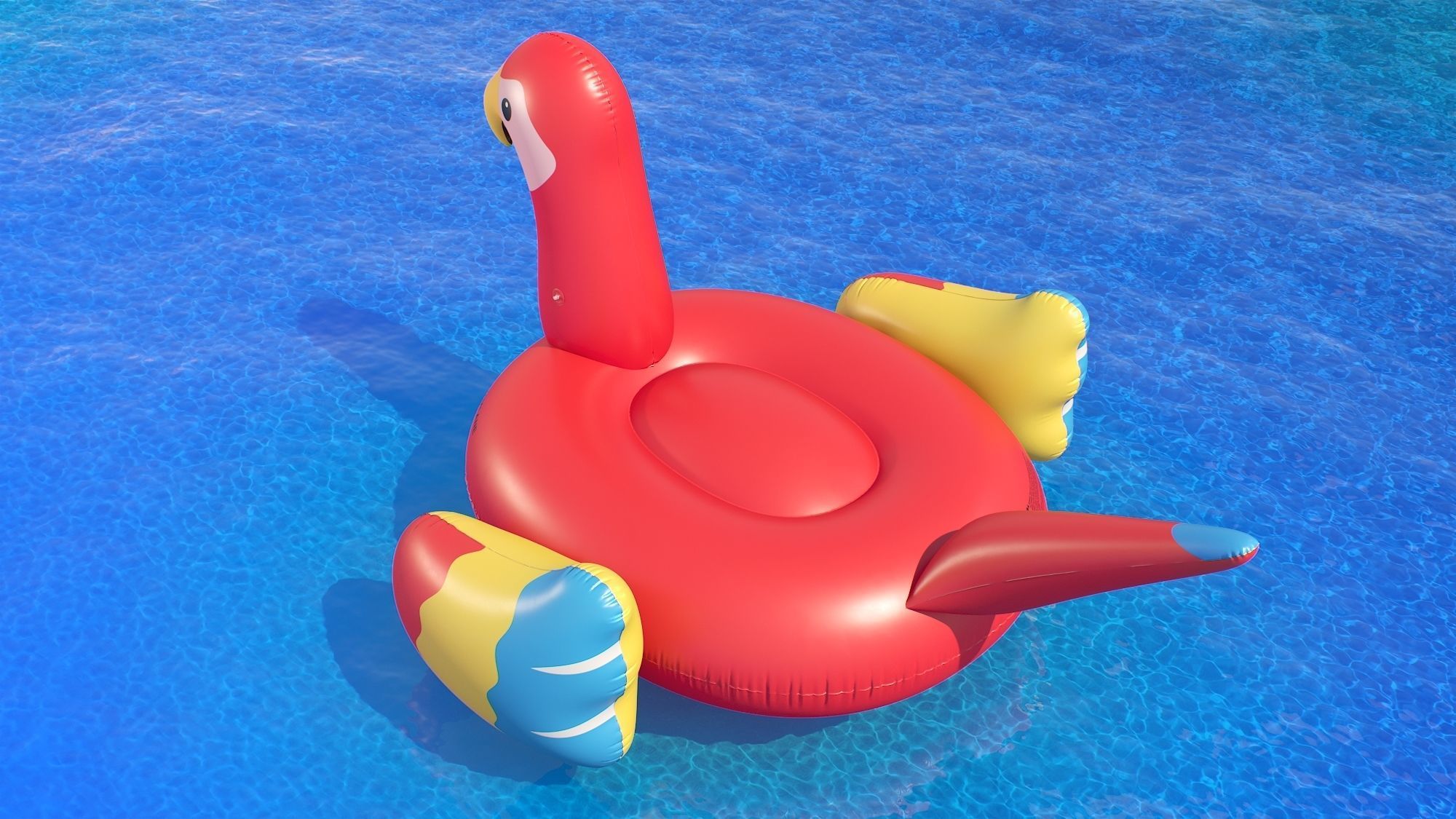 Swimline giant parrot model 3D model_4