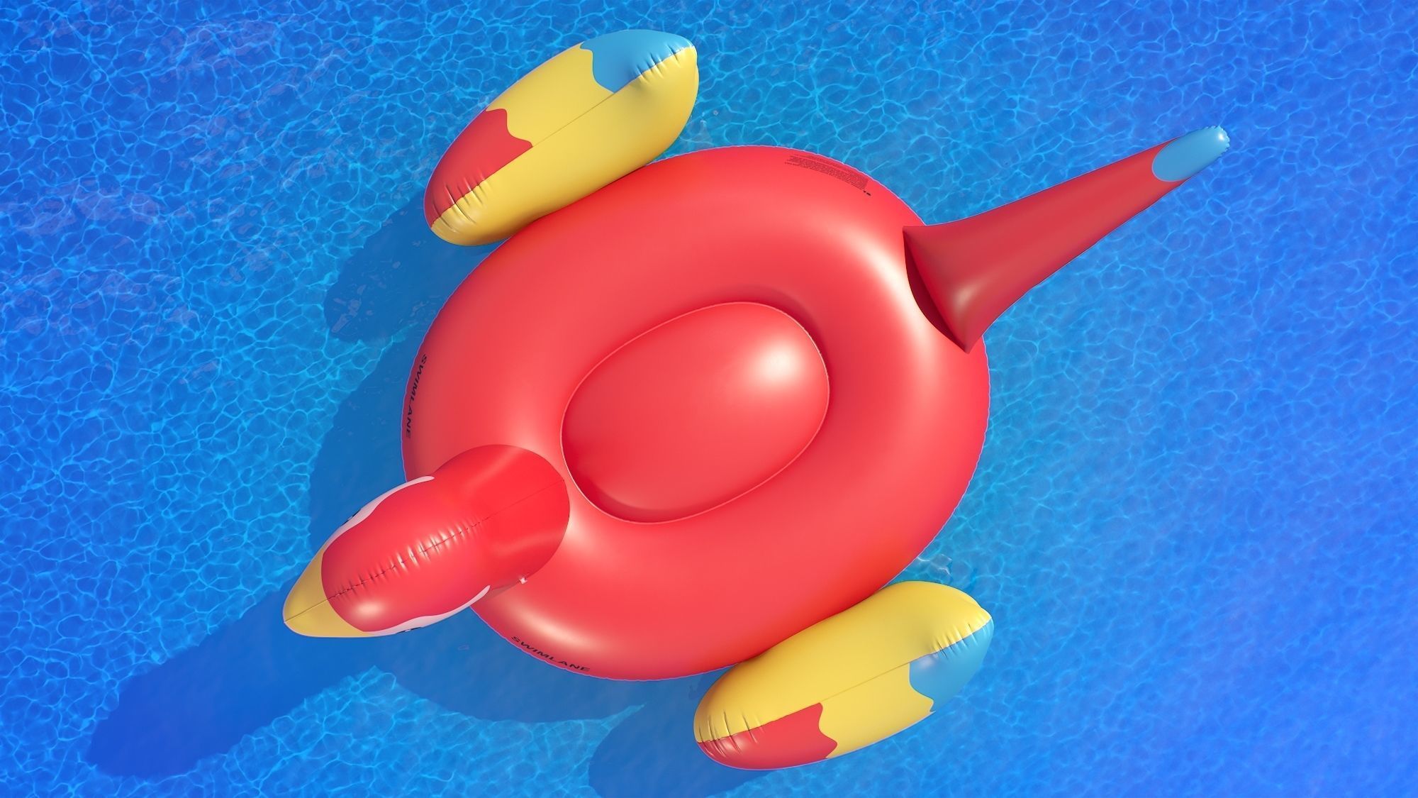 Swimline giant parrot model 3D model_2