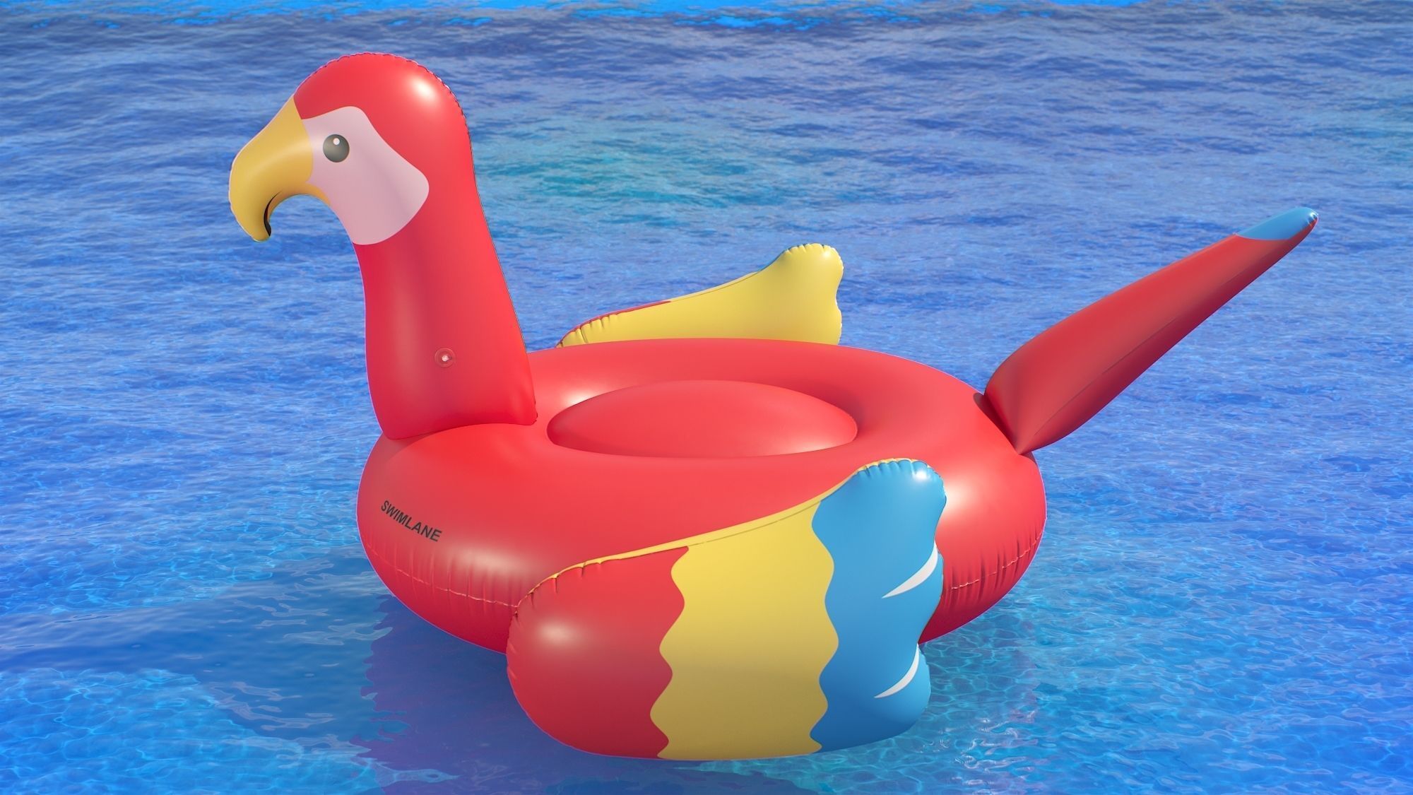 Swimline giant parrot model 3D model_8