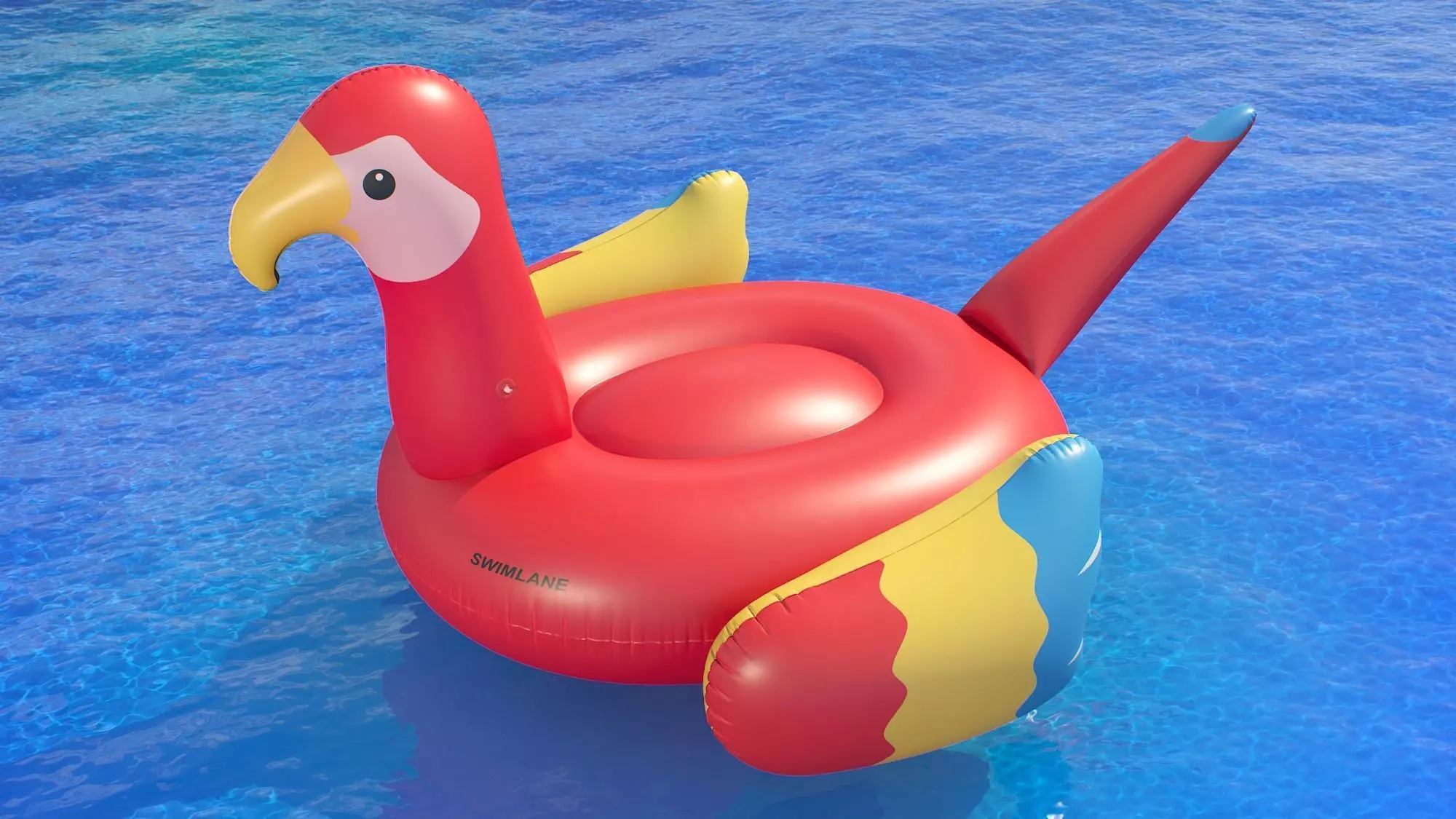 Swimline giant parrot model 3D model_0