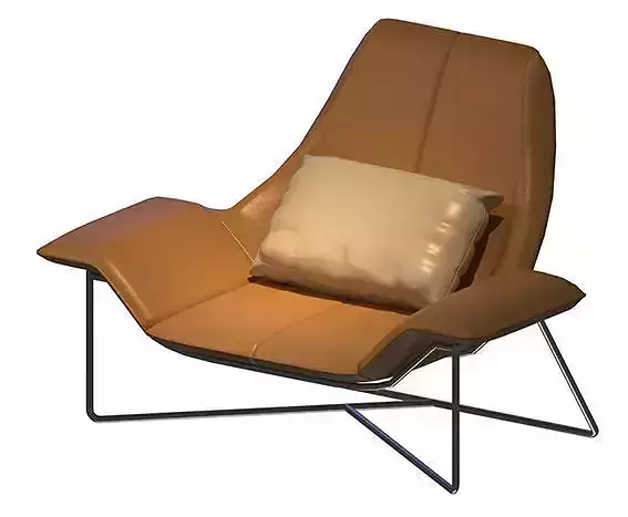 Single person sofa   ochre yellow