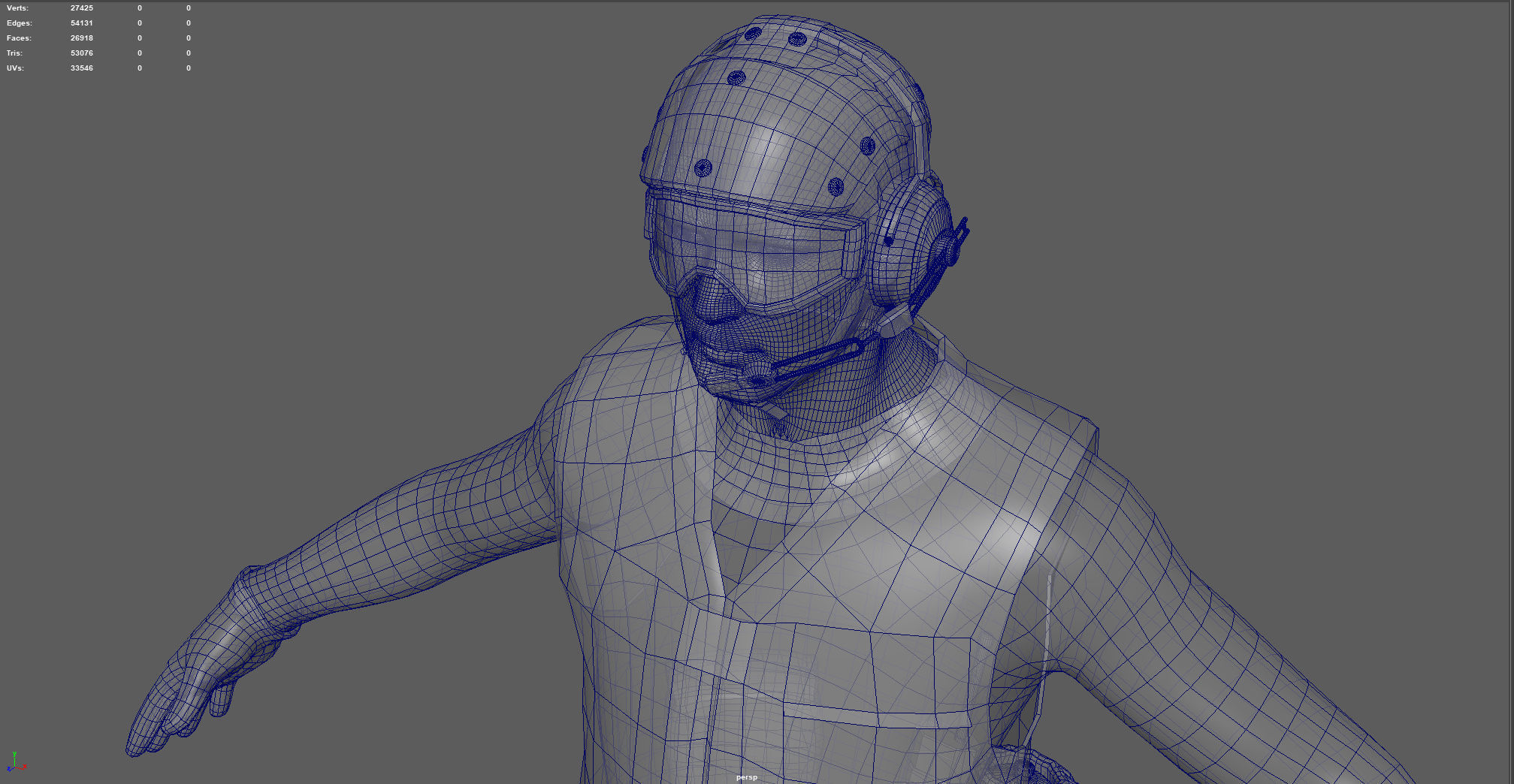 US NAVY Flight Deck Crew Green  Low-poly 3D model_11