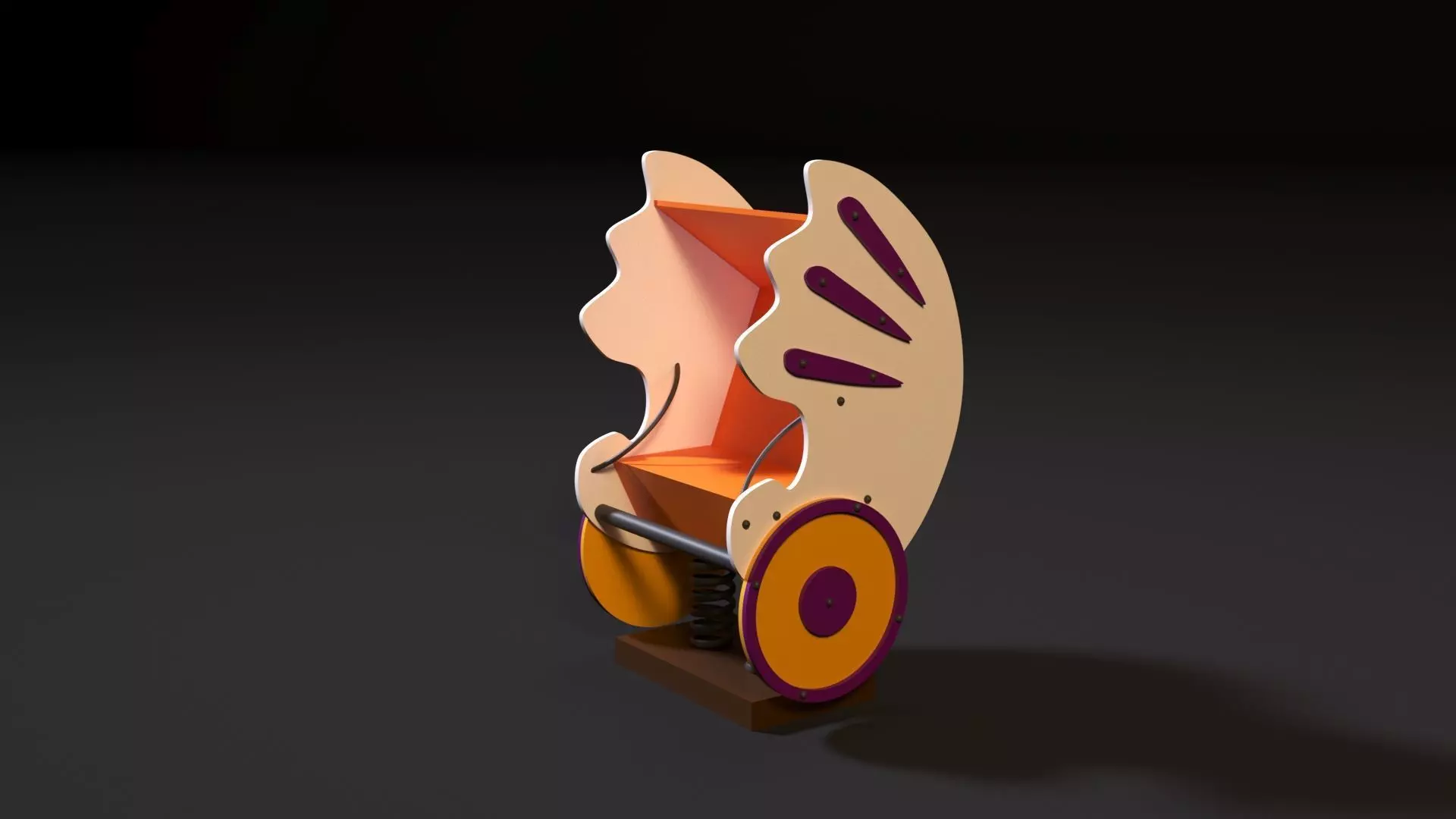Attraction seashell 3D model_0