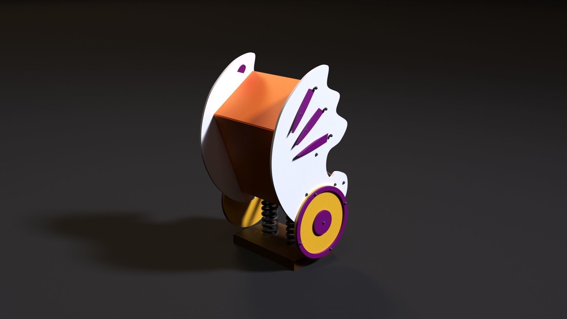 Attraction seashell 3D model_3