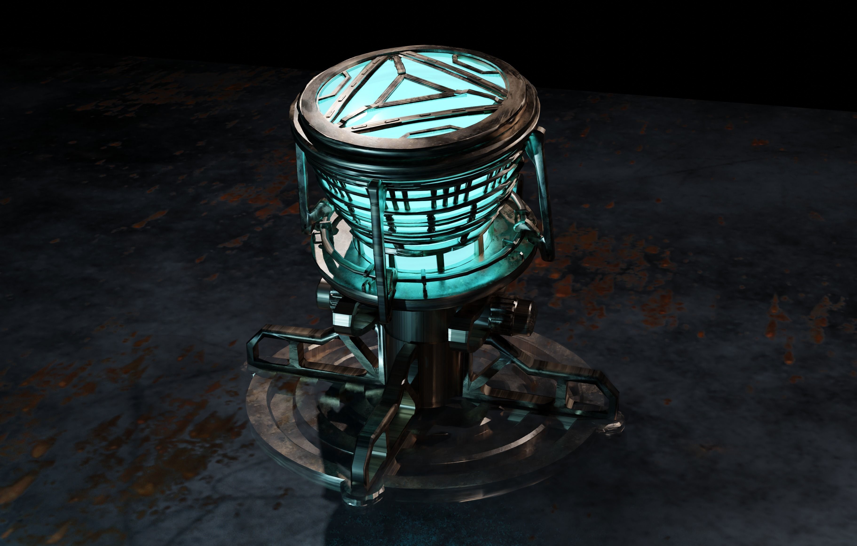 ARC REACTOR 3D model_1