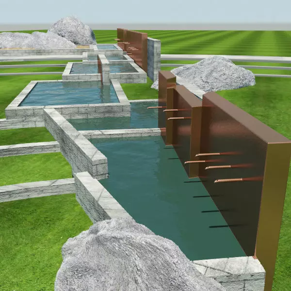 Water Feature 3D model_0