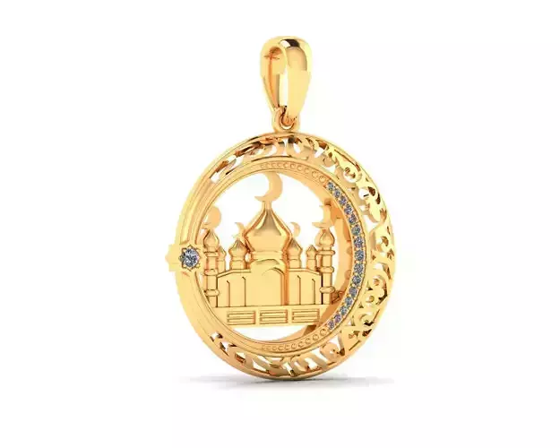 Necklace  Mosque Pendant