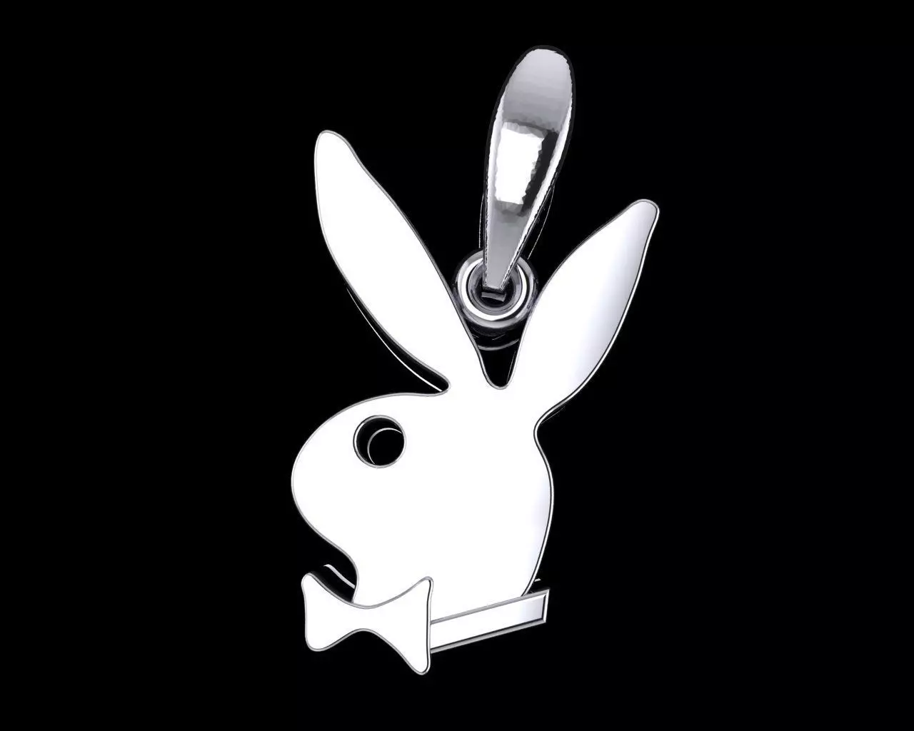 Playboy pendant Free 3D print model