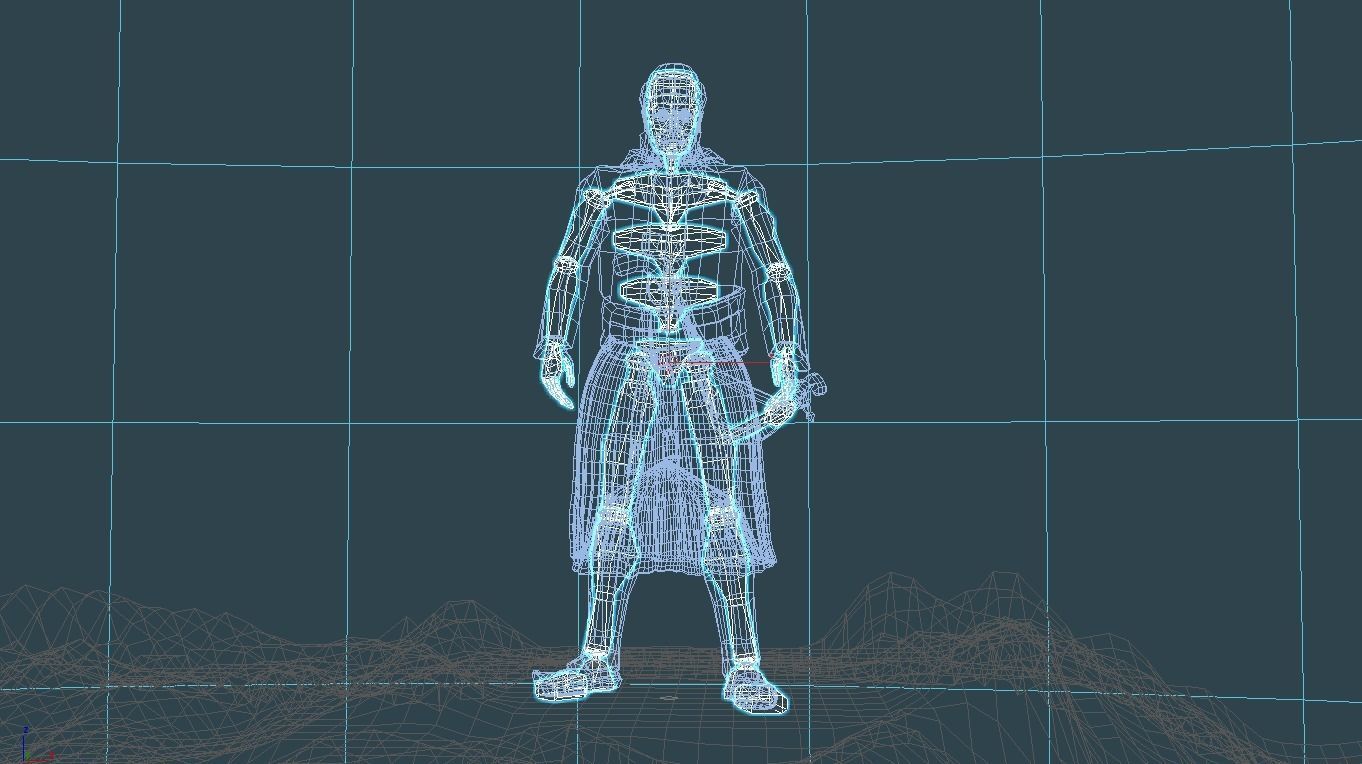 Odysseas Androutsos Low-poly 3D model_5