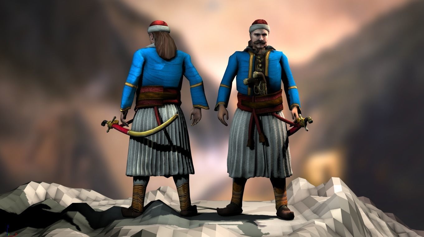 Odysseas Androutsos Low-poly 3D model_6