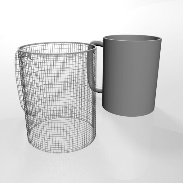 Mug 01 3D model_2