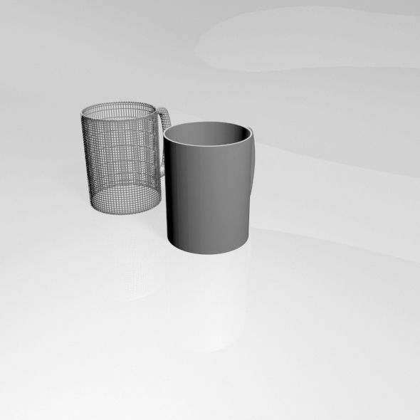 Mug 01 3D model_7