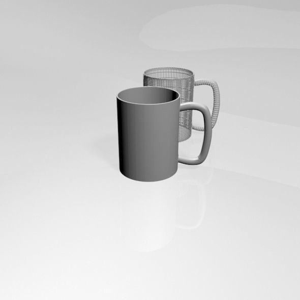 Mug 01 3D model_5