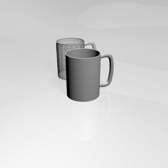 Mug 01 3D model_6