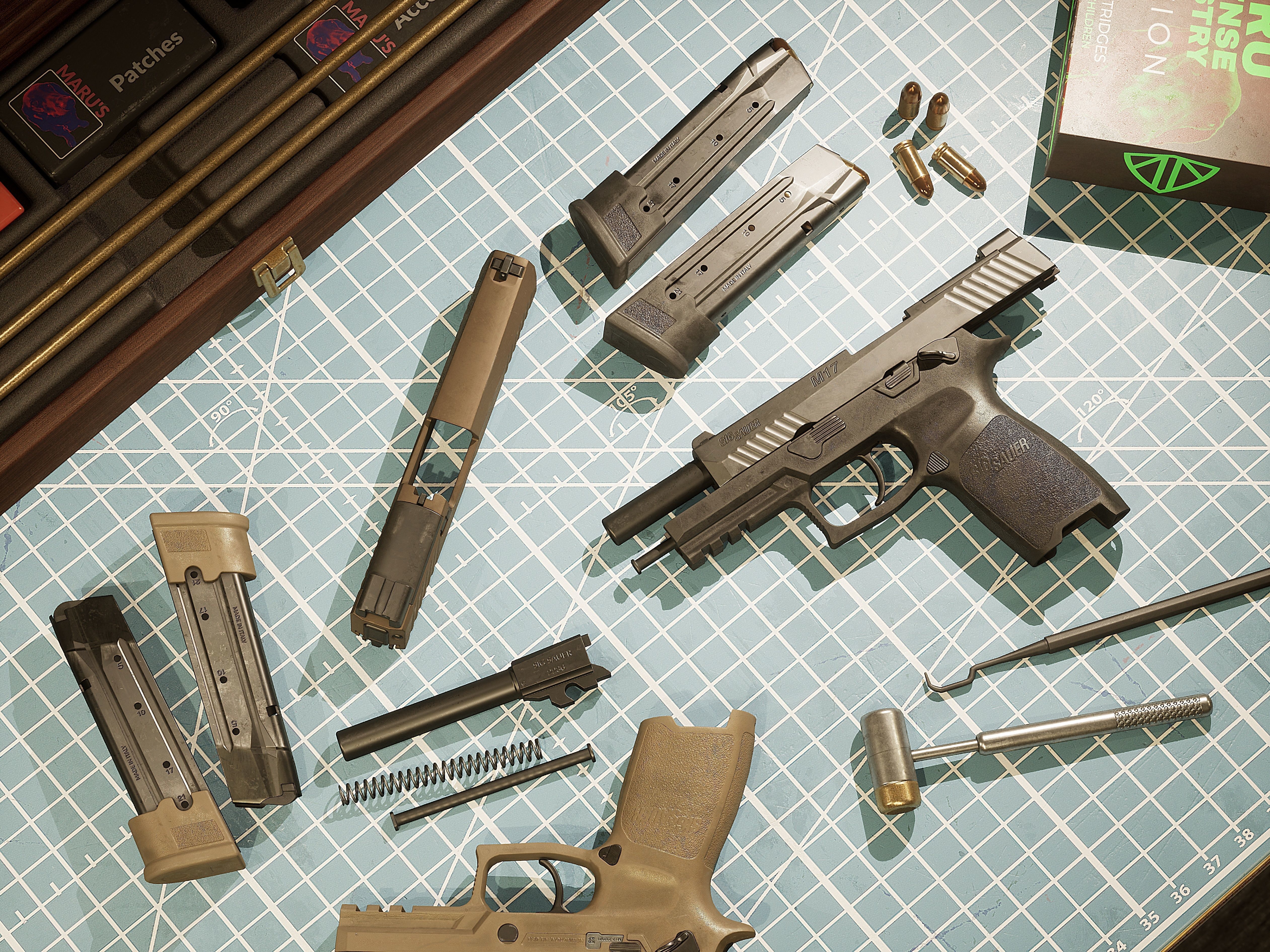 SIG P320 M17 Low-poly 3D model_6