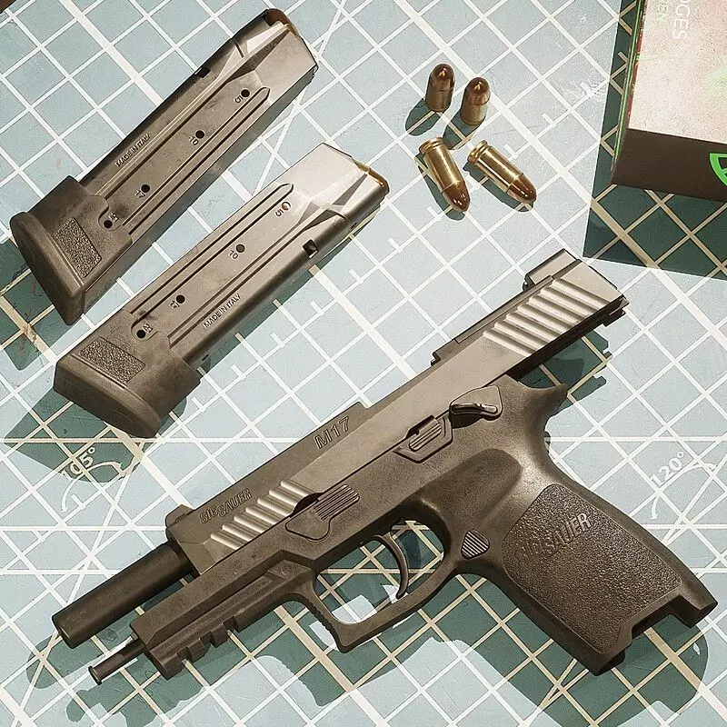 SIG P320 M17 Low-poly 3D model_0