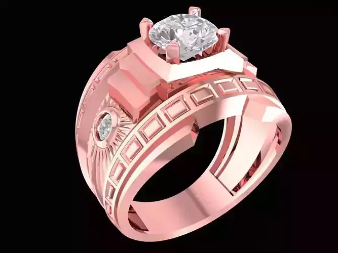 LUXURY KOREA DIAMOND RING FOR MEN 2278