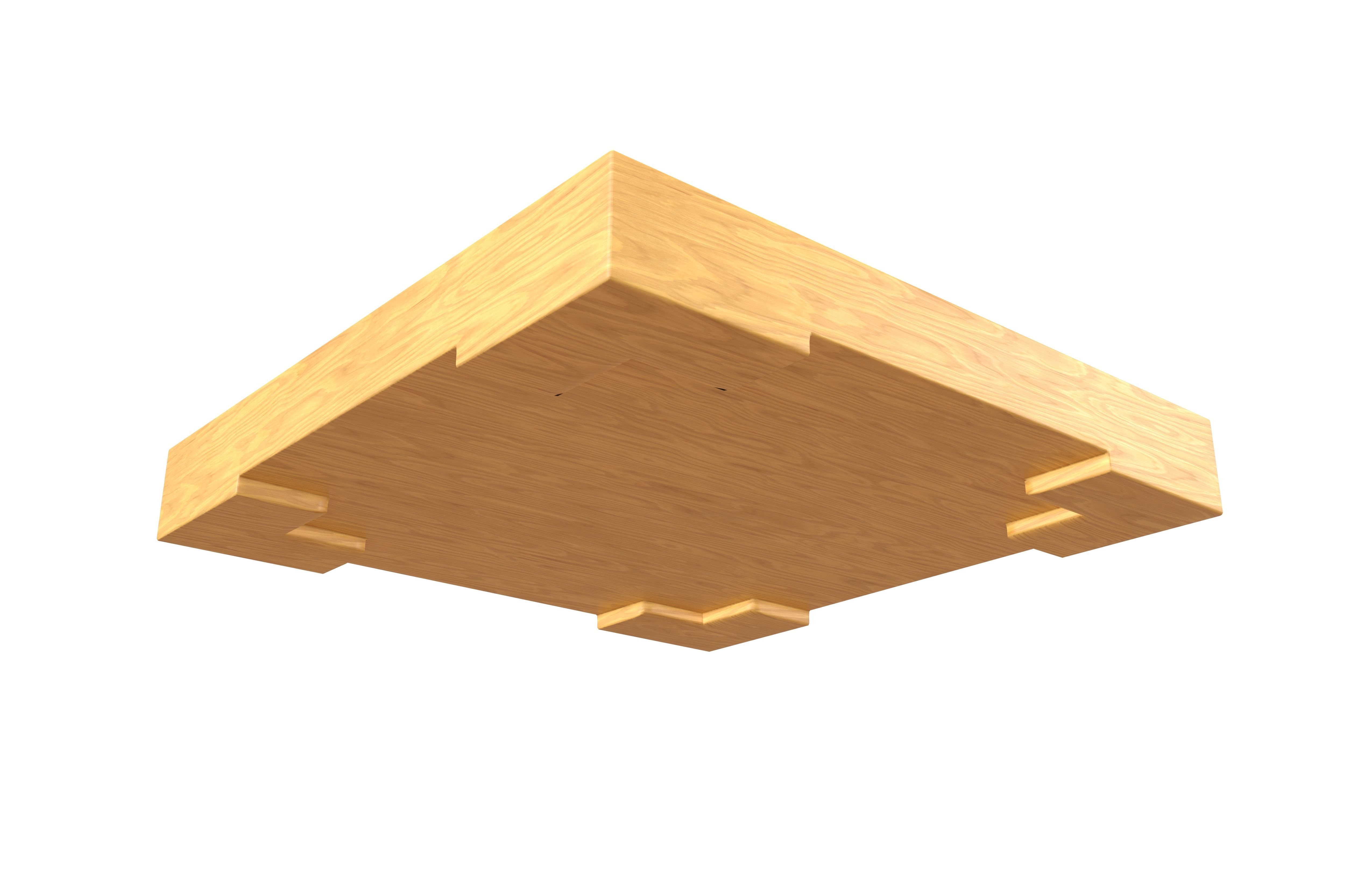 Go Game Board 9x9 v1 001 Low-poly 3D model_3