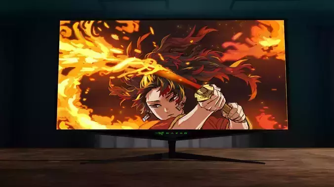 Razer Gaming Monitor 3D model