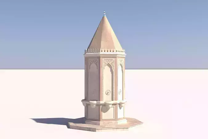 Fountain turkish tower