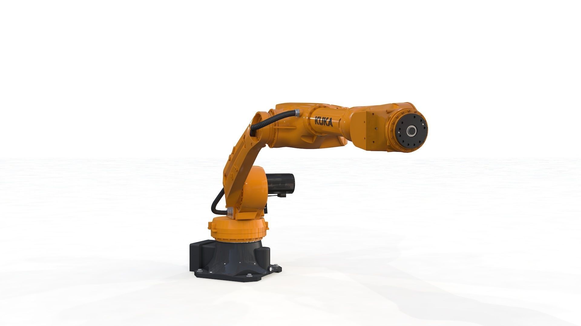 Robotic Arm Kuka Iontec Rigged  3D model_23