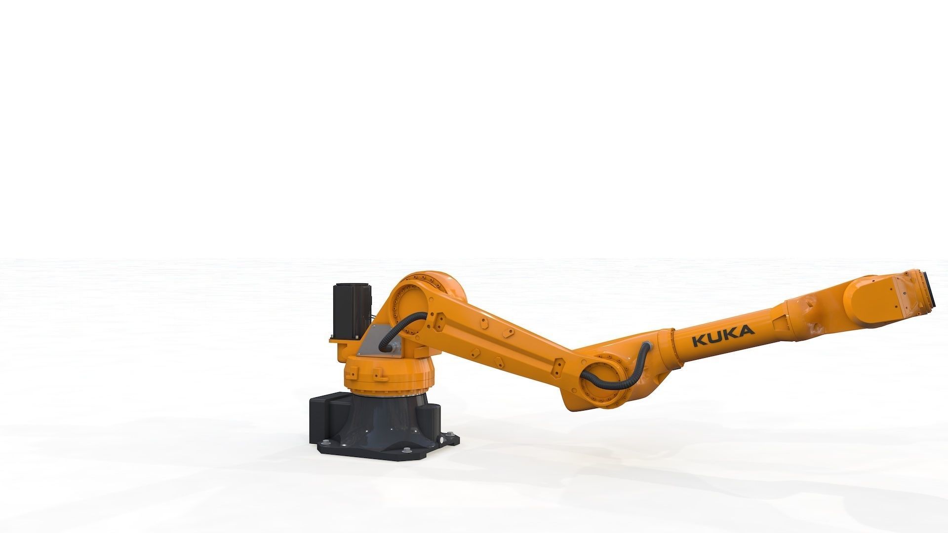 Robotic Arm Kuka Iontec Rigged  3D model_14