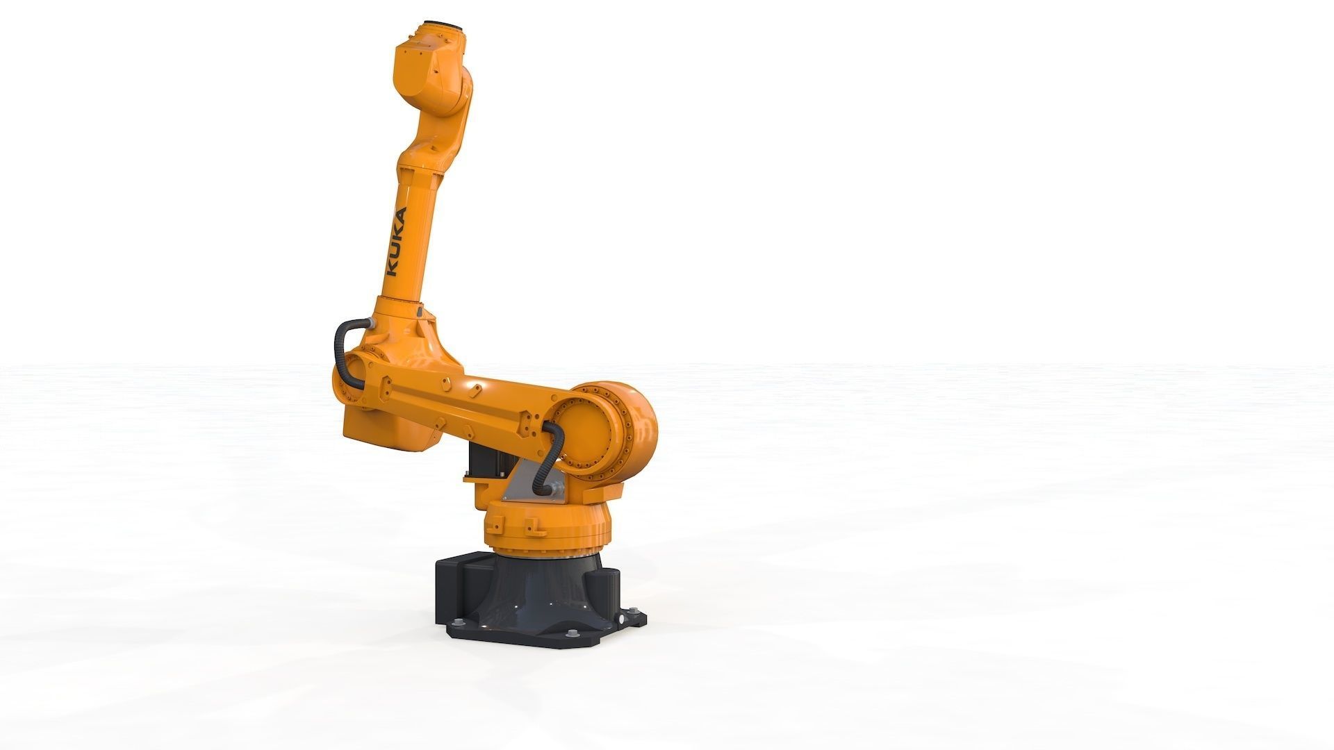 Robotic Arm Kuka Iontec Rigged  3D model_10