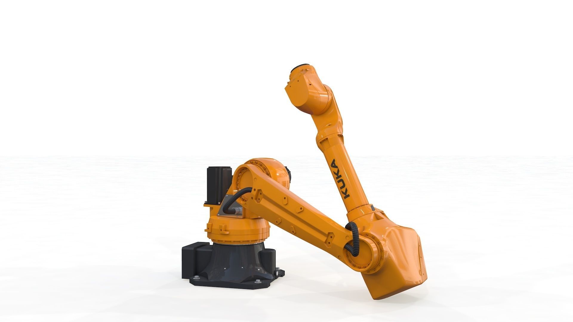 Robotic Arm Kuka Iontec Rigged  3D model_26